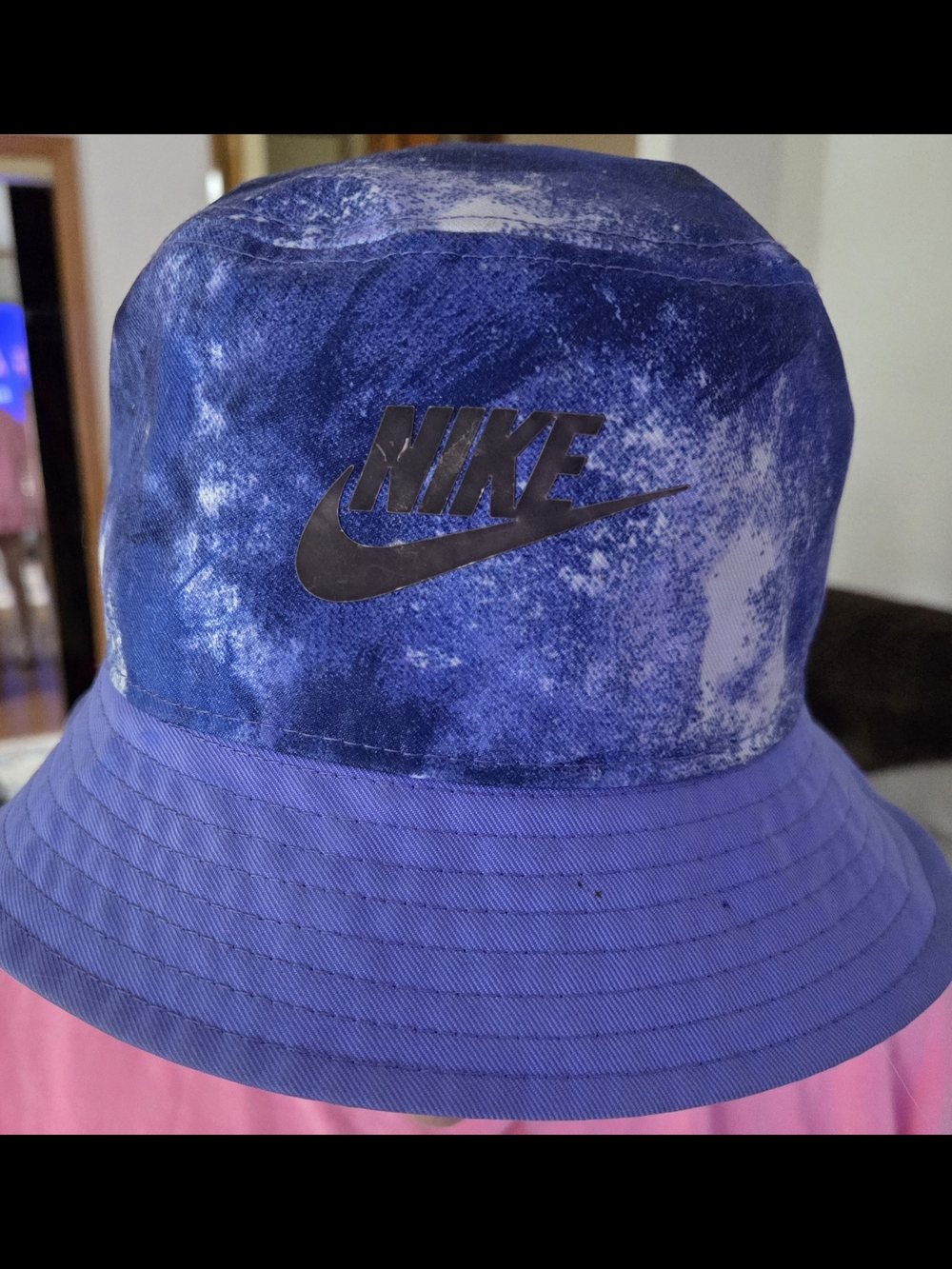 Nike purple Tie-Dye Bucket Hat with Black Logo